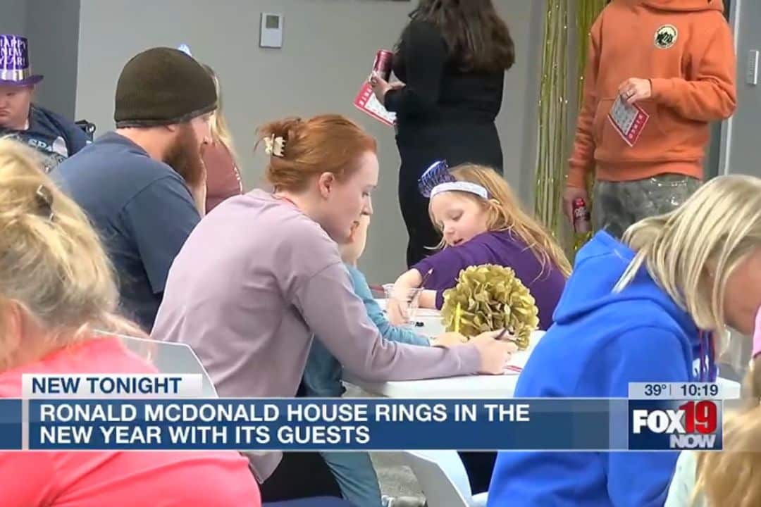 Families playing Bingo